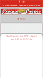 Mobile Screenshot of croque-u-farmsen.de
